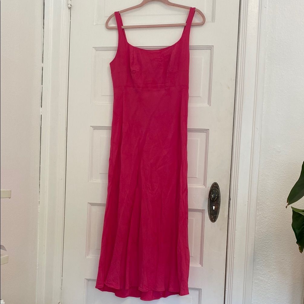 Rixo Vibrant Pink Sleeveless Dress